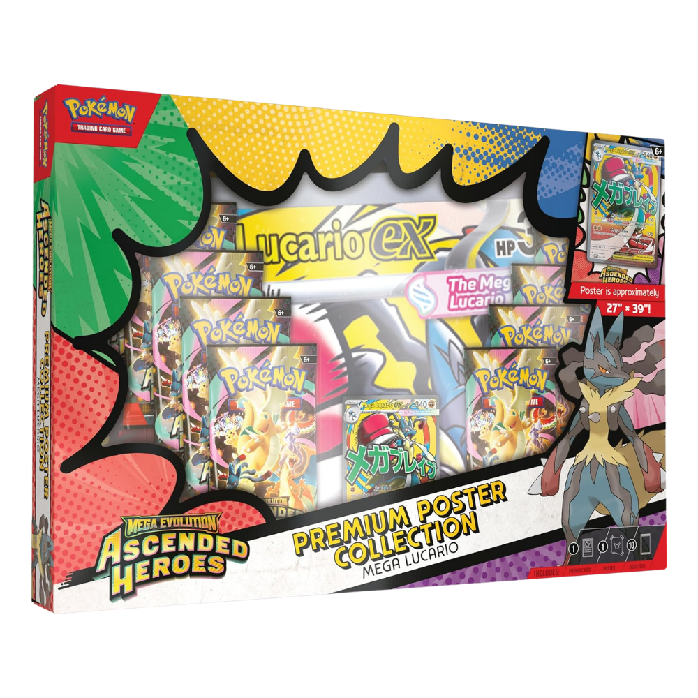 Ascended Heroes - Premium Poster Collection - Mega Lucario
