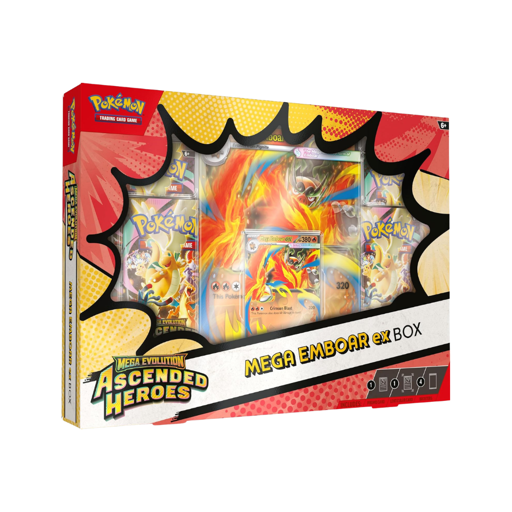 Ascended Heroes Mega Emboar ex Box